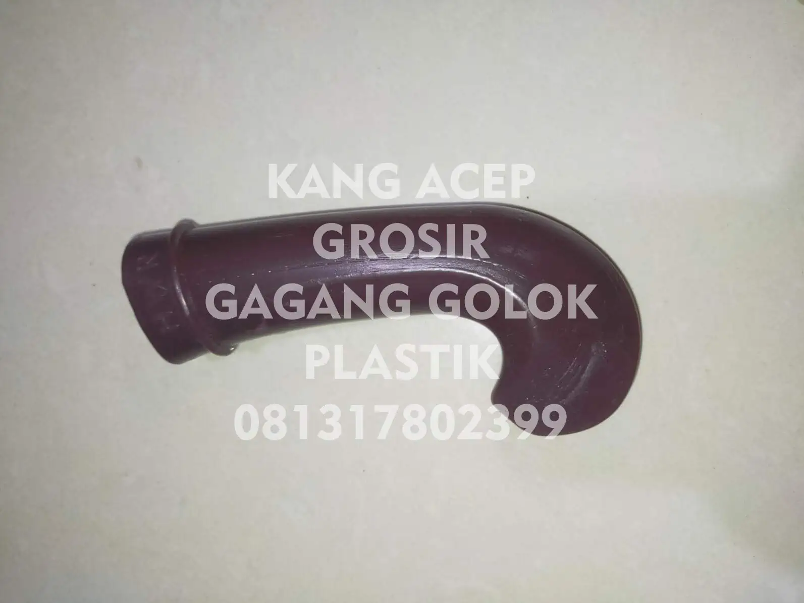 Jual Grosir Gagang Golok Plastik di Cianjur Model Polos Bengkok Coklat