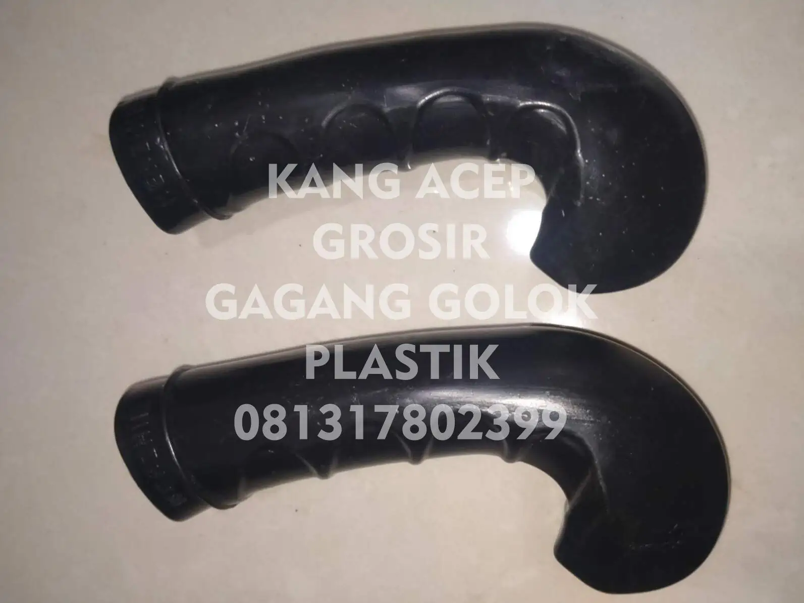 Jual Grosir Gagang Golok Plastik di Cianjur Model Tapak Bengkok Hitam